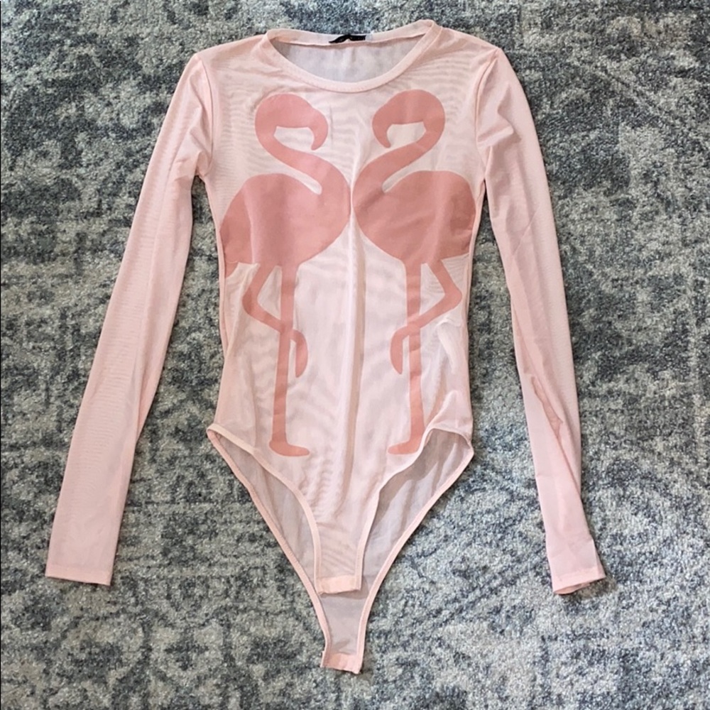 Zara Flamingo Bodysuit